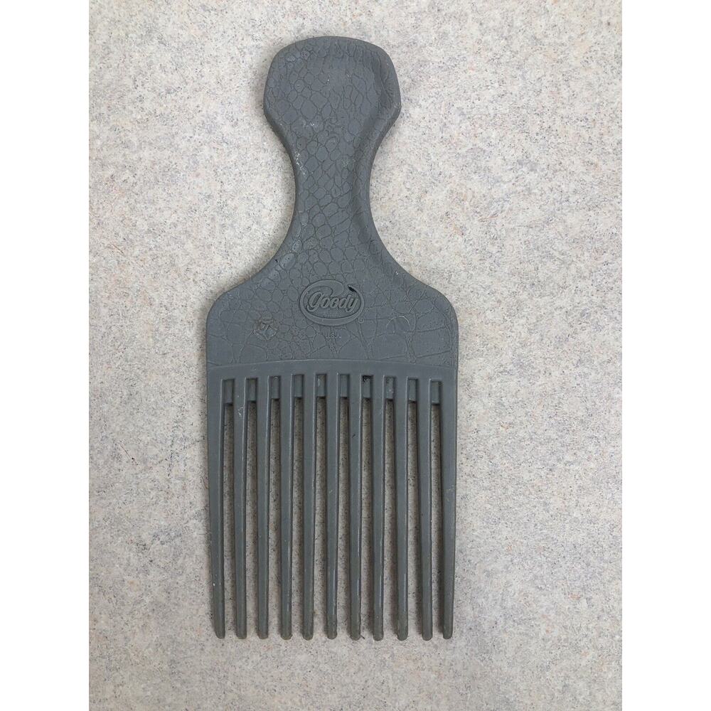 Goody Hair Lift Pick Plastic 5” Made in USA Vintage Vtg Gray Very Good Condition